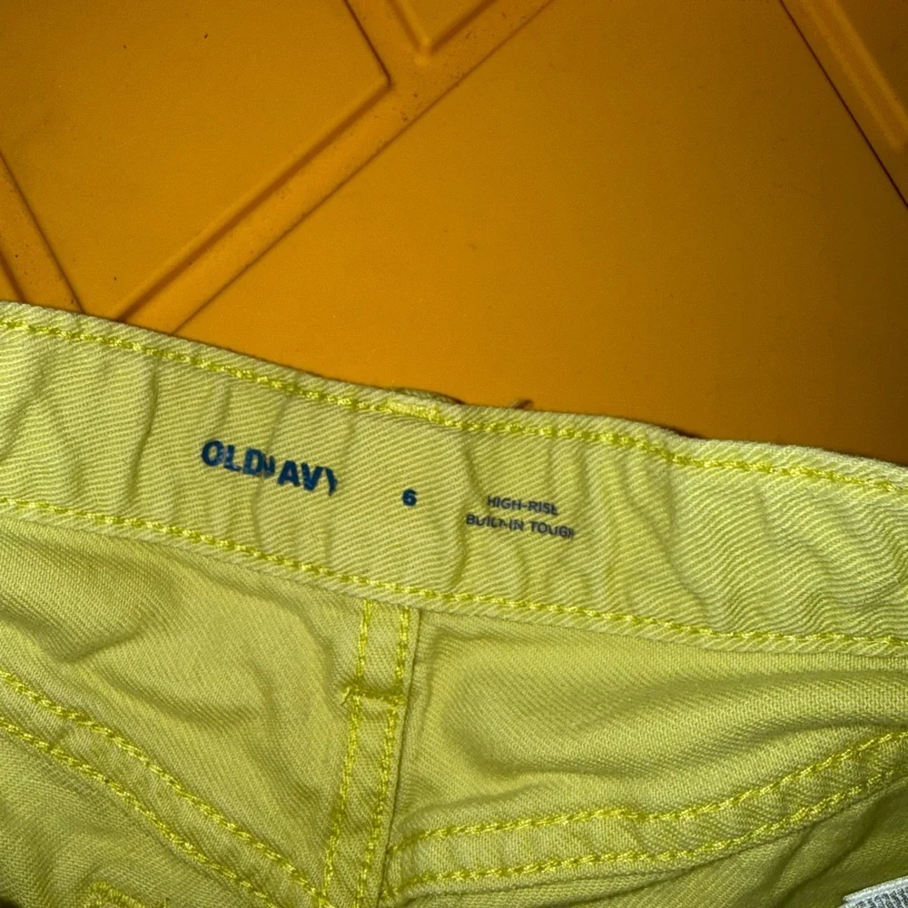 Old Navy Kids Yellow Denim Shorts‎